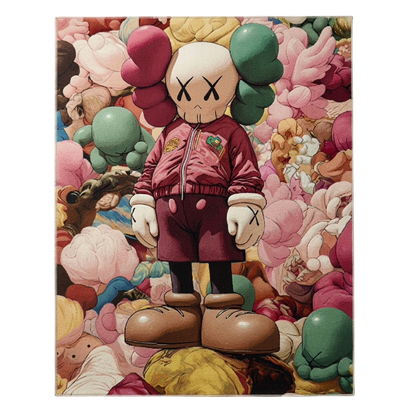 Pastel Kaws Rug