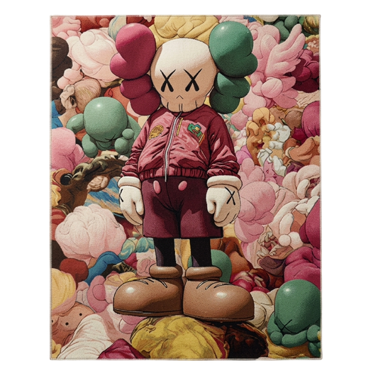 Pastel Kaws Rug