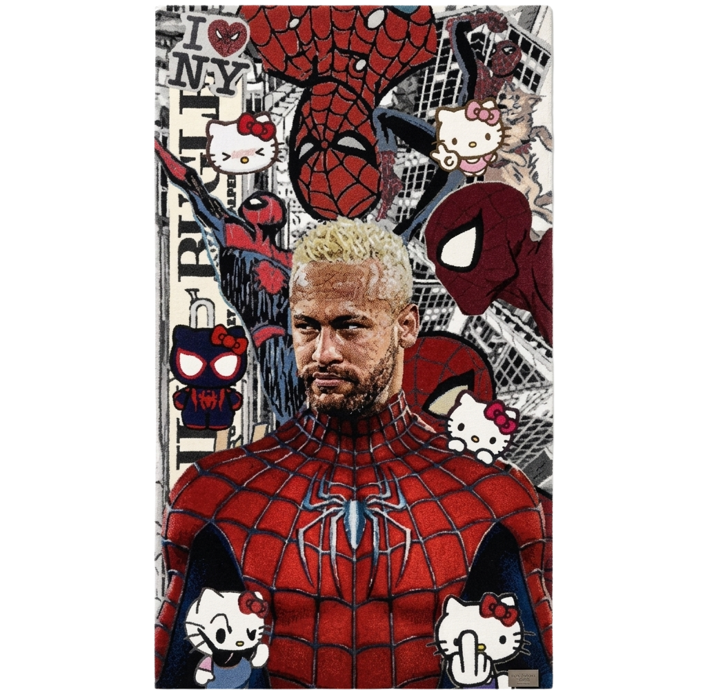 Neymar Spiderman Rug