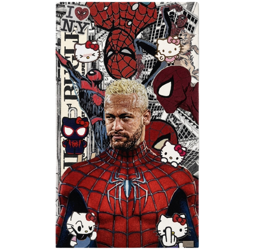 Neymar Spiderman Rug