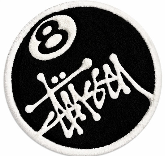 8 Ball Stussy Rug
