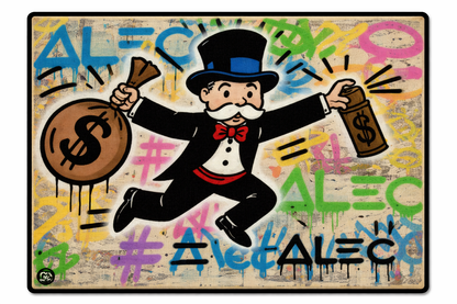 Monopoly Graffiti Rug
