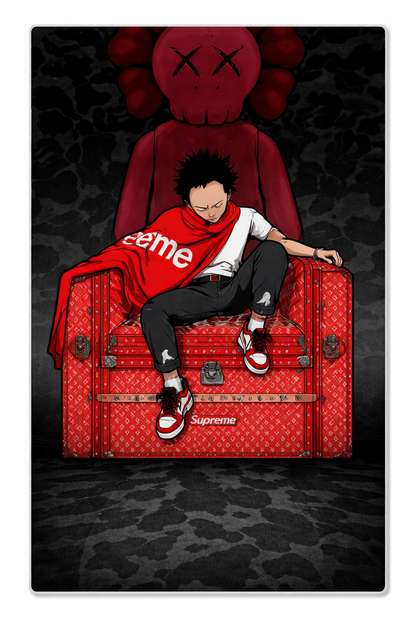 Luffy Kaws x Supreme Rug