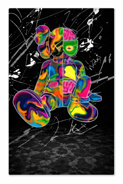 Kaws Tie Dye Rug