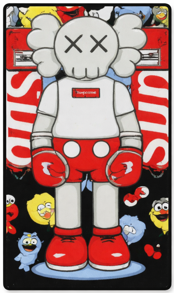 Kaws Boxing II Rug