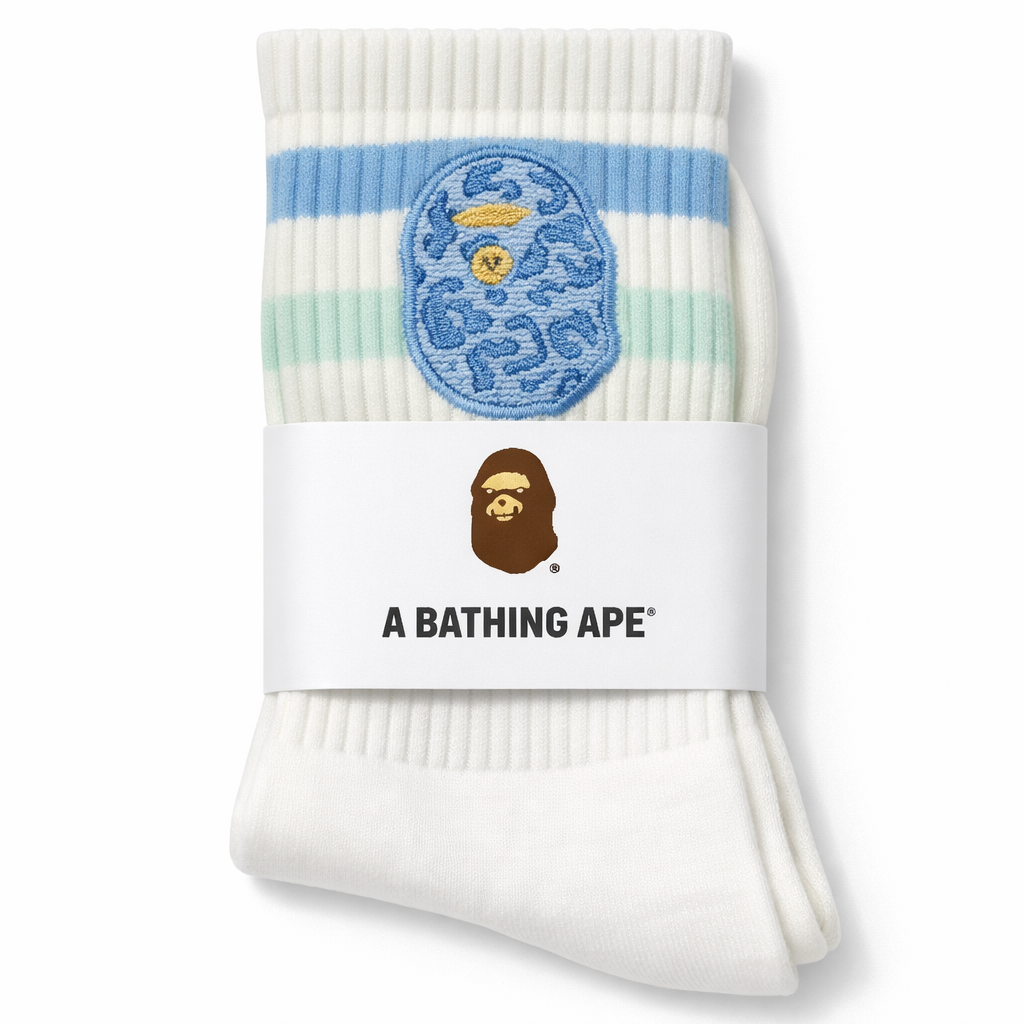 Stripe Colored Ape Socks