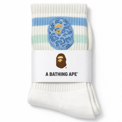 Stripe Colored Ape Socks