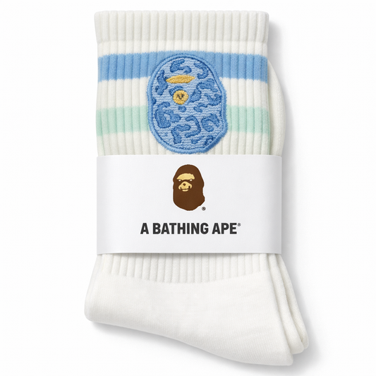 Stripe Colored Ape Socks