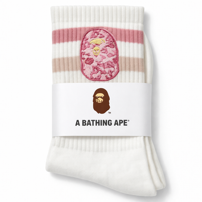 Stripe Colored Ape Socks