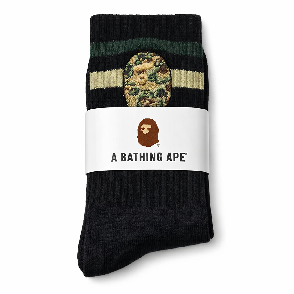 Stripe Colored Ape Socks