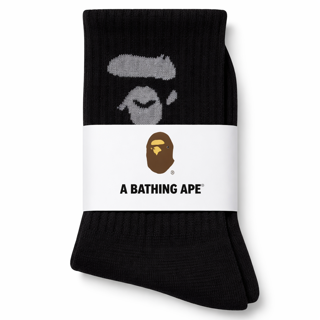 Monochrome Ape Socks