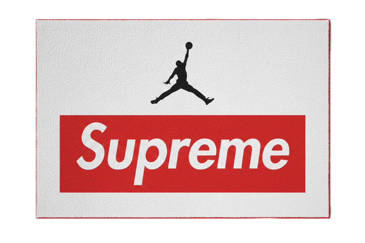 White Jordan Supreme Rug
