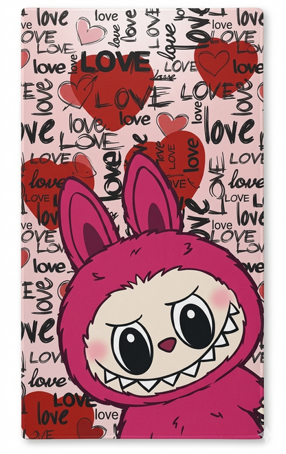 Labubu Love Rug