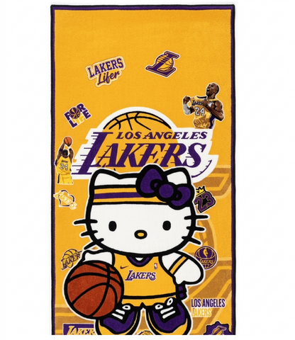 Hello Kitty Lakers Rug