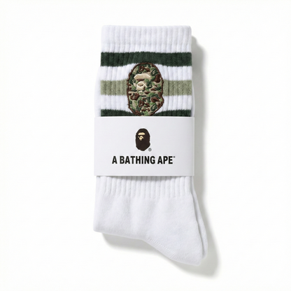 Stripe Colored Ape Socks