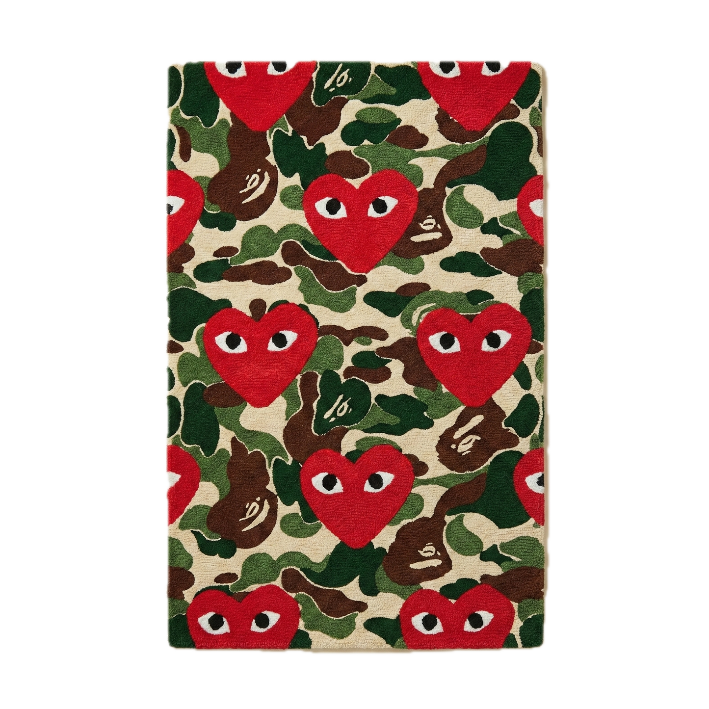 Heart Camo Rug
