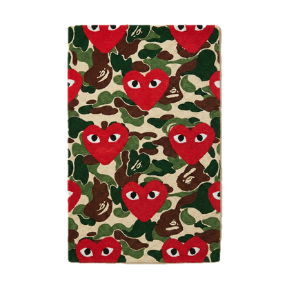 Heart Camo Rug