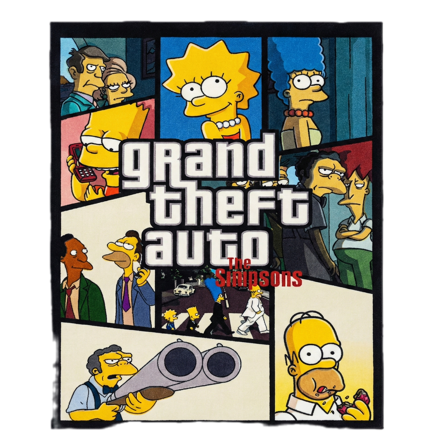 Simpsons GTA Rug