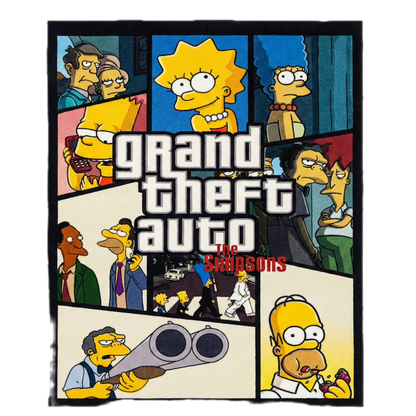 Simpsons GTA Rug