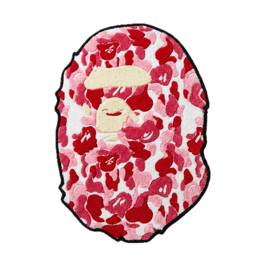 Pink Ape Head Rug