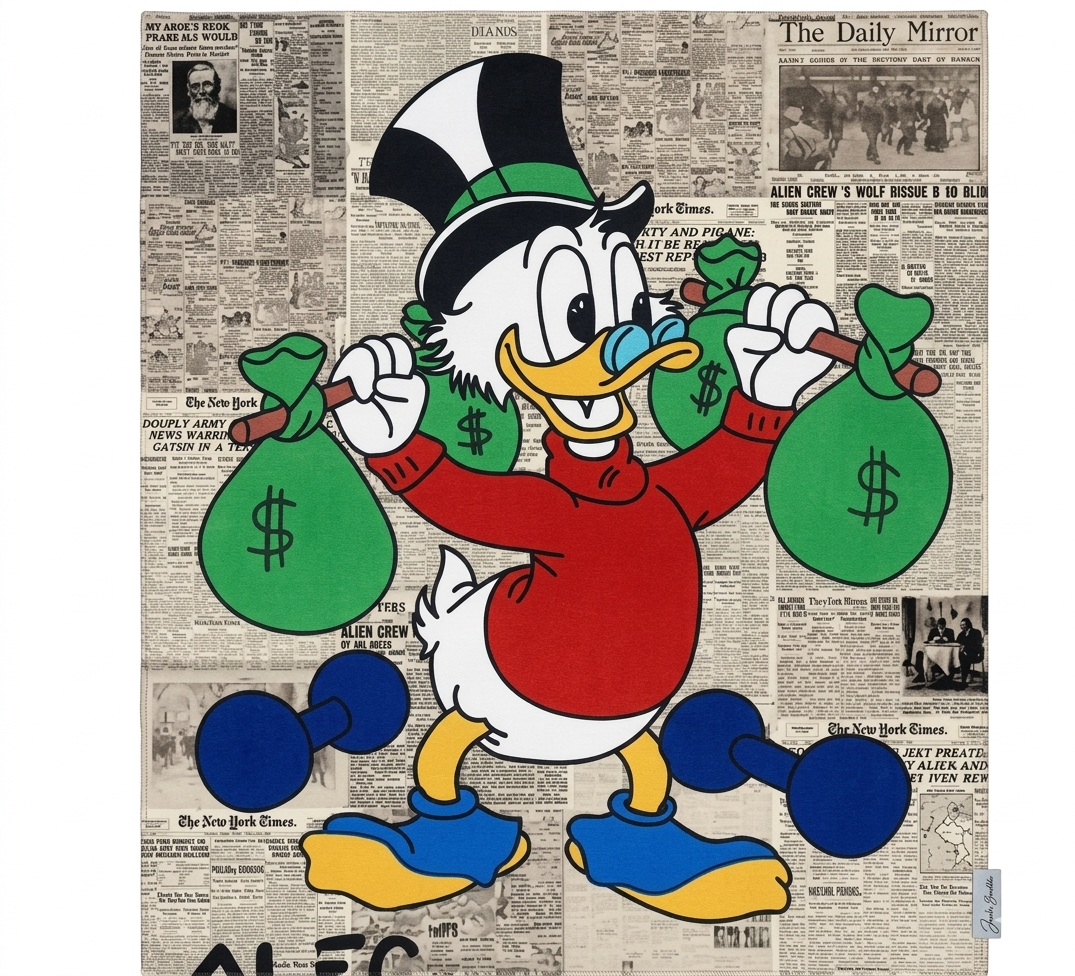 Scrooge Money Bag II Rug