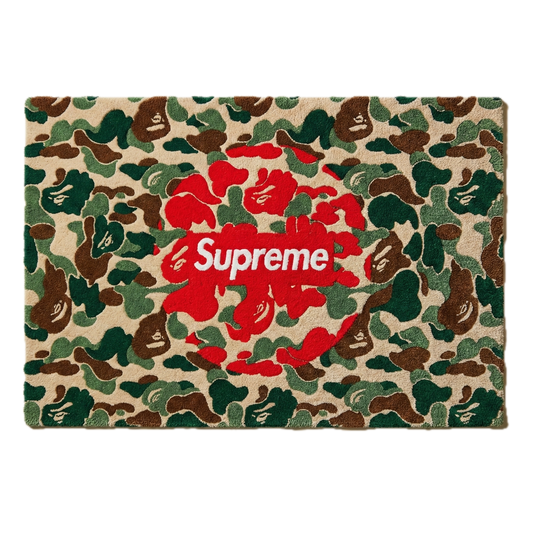 Supreme Camo Ape Rug