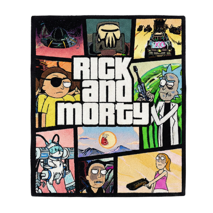 Rick and Morty Rug